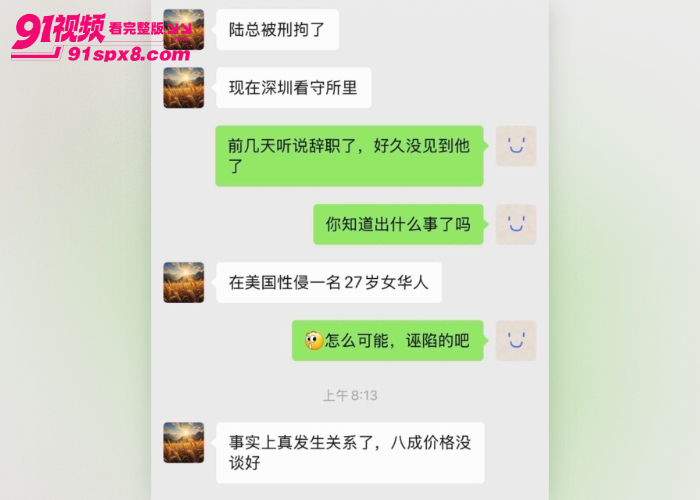 国光电器董事长 陆宏达 被曝在美国性侵27岁女子，不雅视频流出引发资本圈热议 - 图13