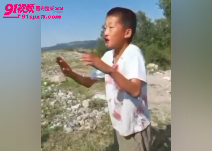 甘肃临夏回族自治州霸凌事件 两少年郊外长时间围殴瘦小男孩 一人全程录像实拍 - 图6