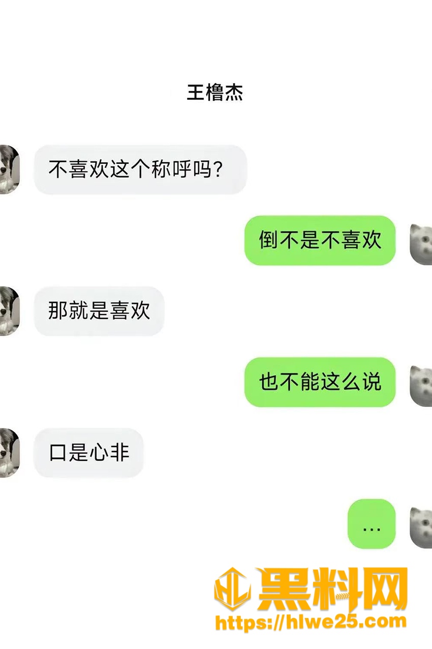 聊天记录曝光 7
