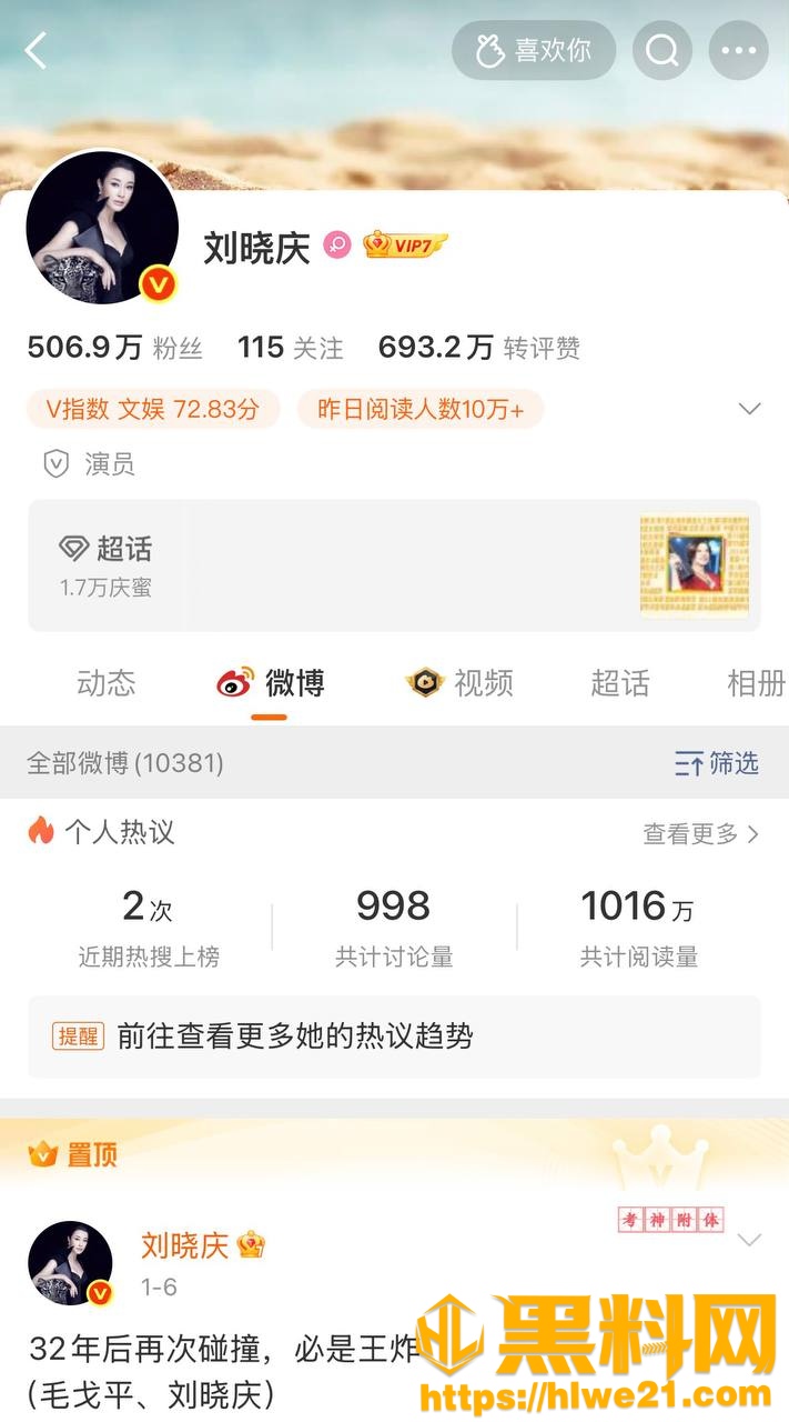 古柯曝光与刘晓庆聊天记录1
