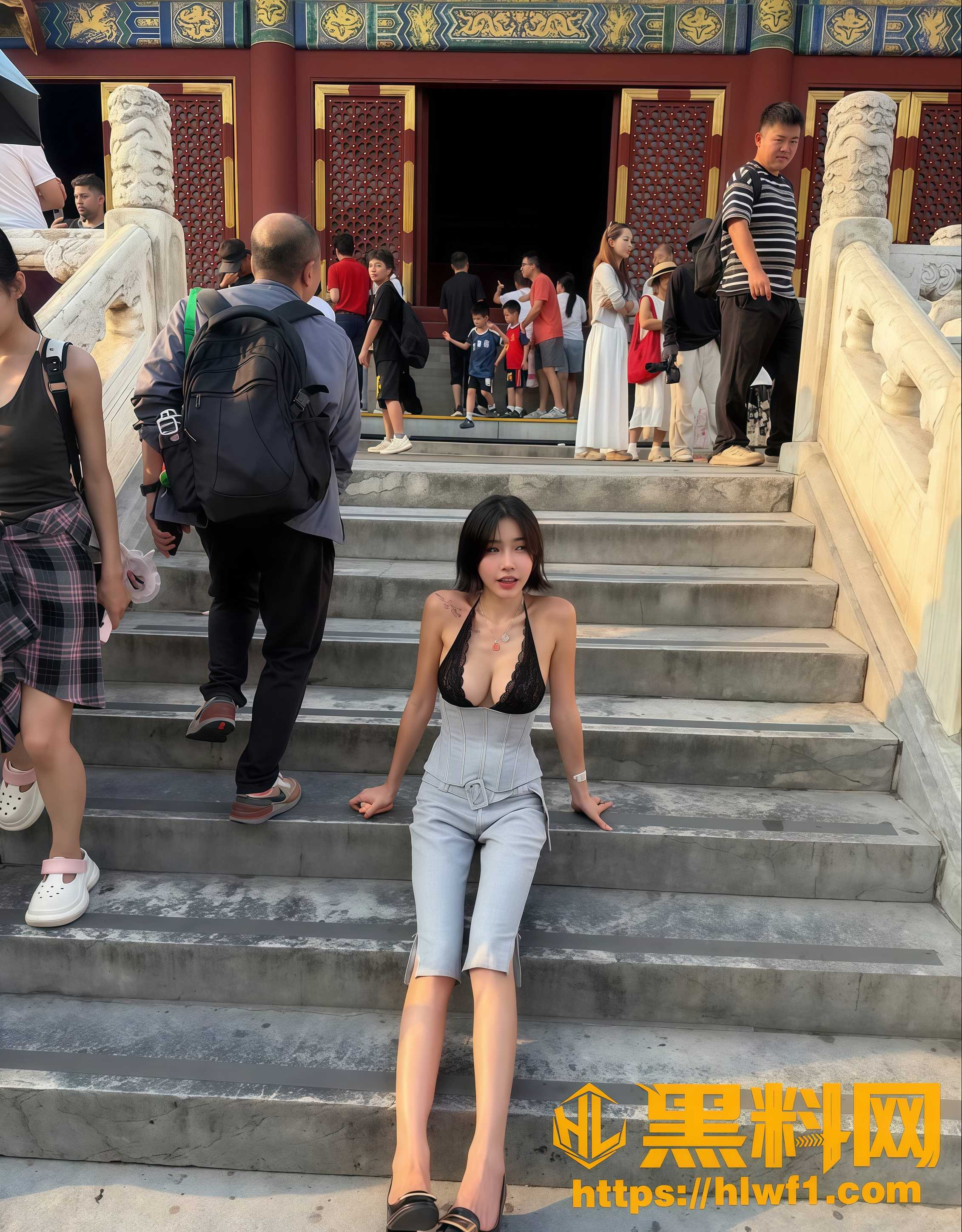 台湾女游客网黄艳照被挖1