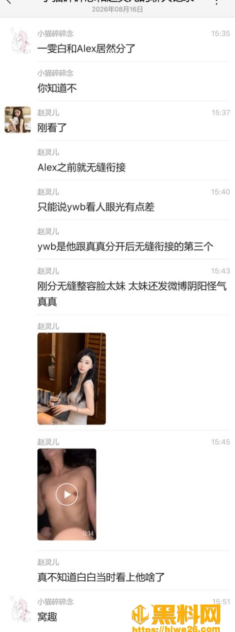 网红洪子力出轨黑料