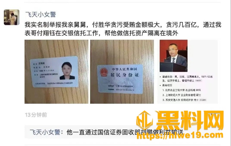 付胜华贪污百亿事件2