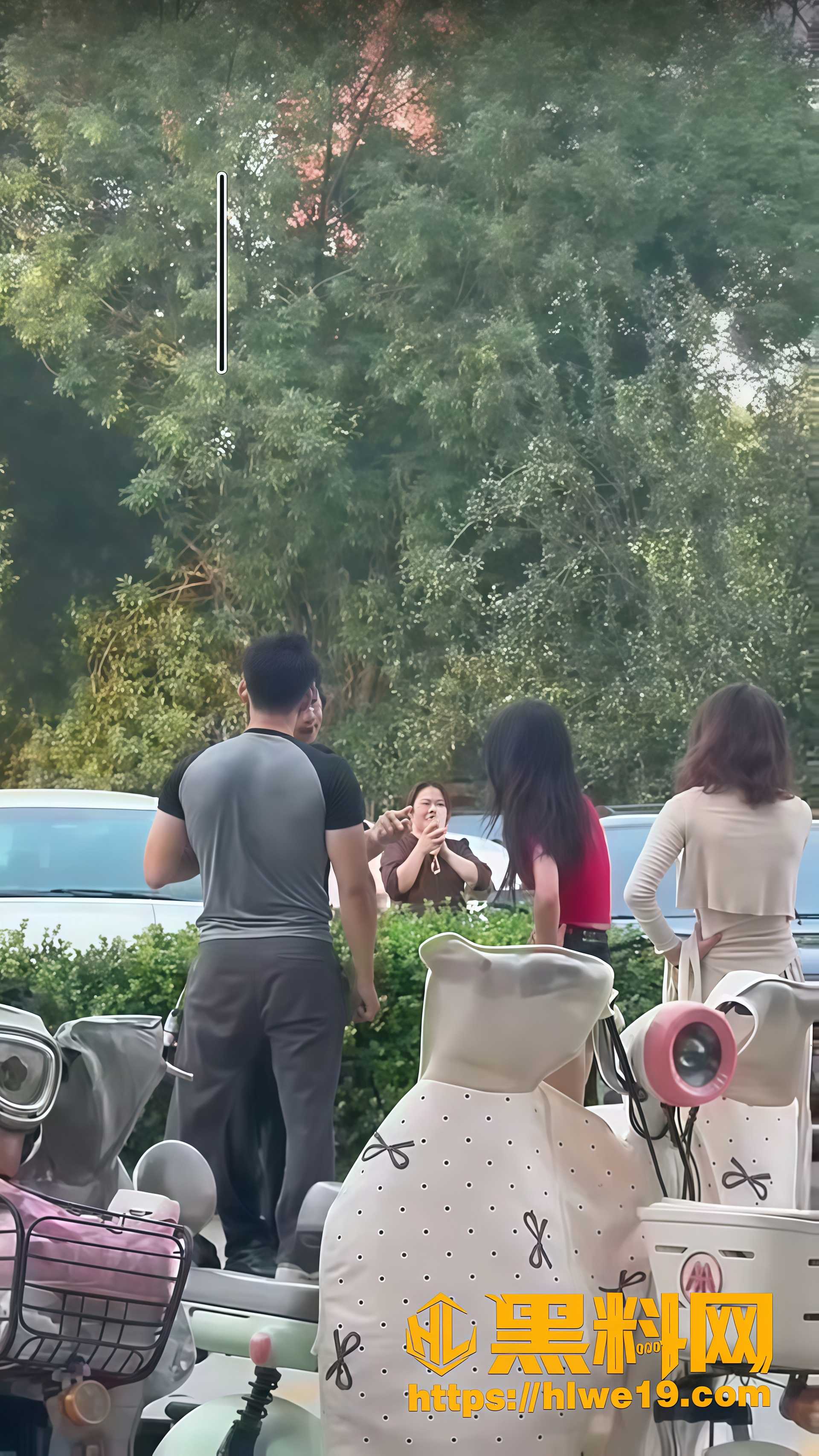 红衣女大战灰衣女