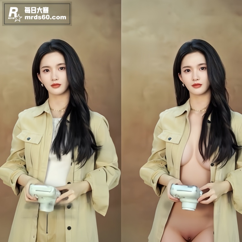 AI明星脱衣 刘些宁相关图片8