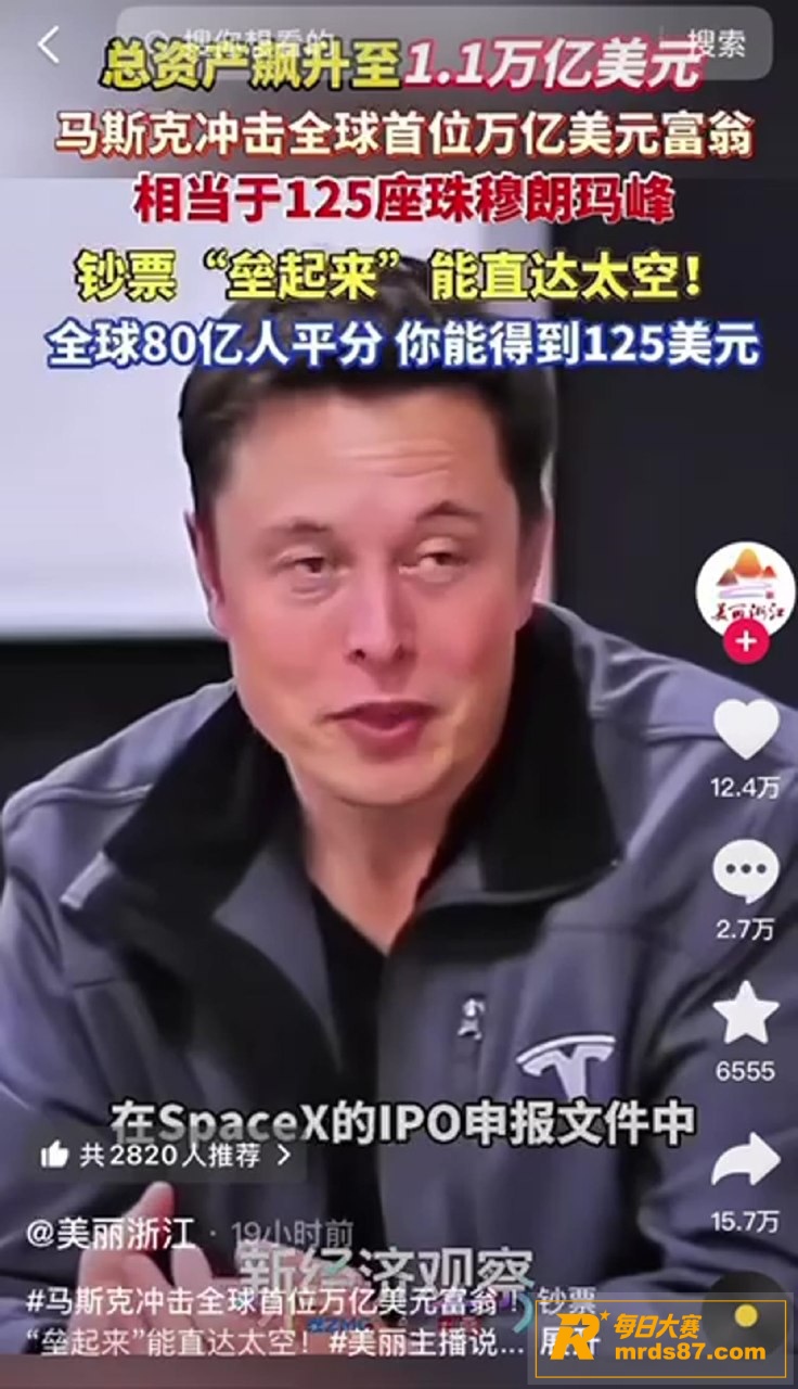 马斯克财富暴增至1.相关图片4