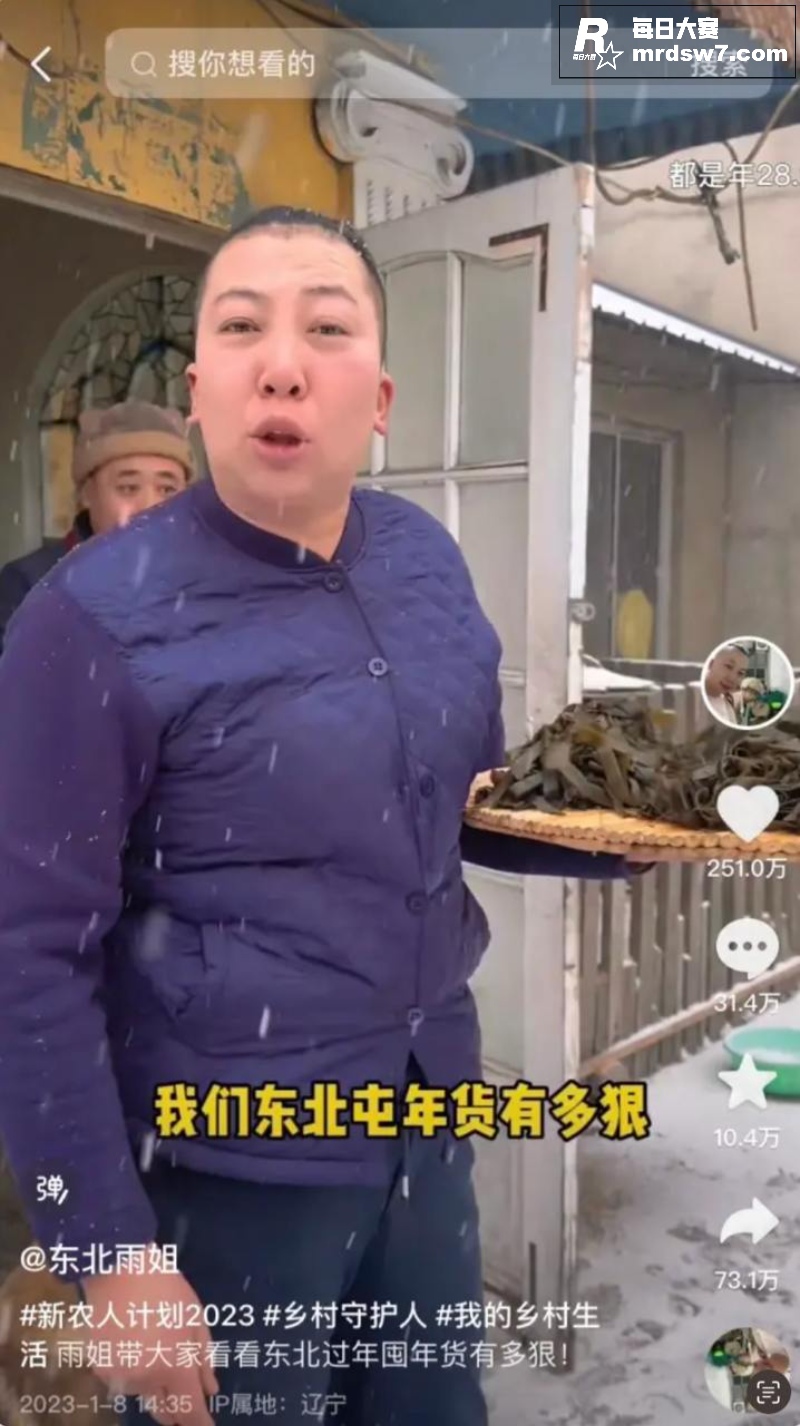 抖音千万级网红 东北相关图片5
