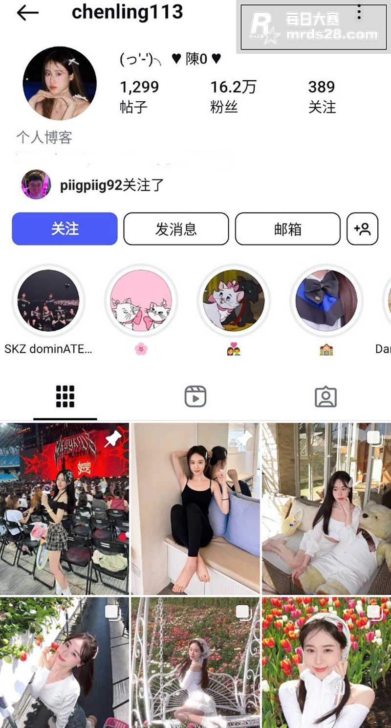 IG超高颜值清纯女神相关图片1
