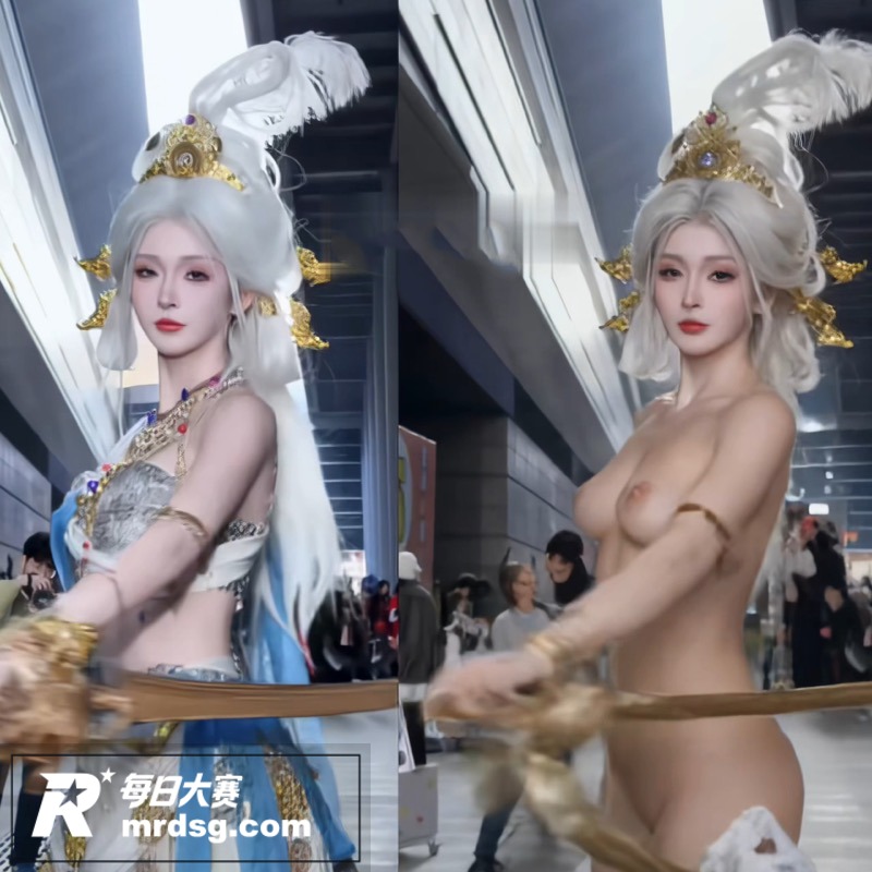 AI脱衣抖音御姐网红相关图片7