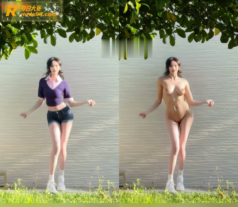 AI脱衣网红高颜值美相关图片6