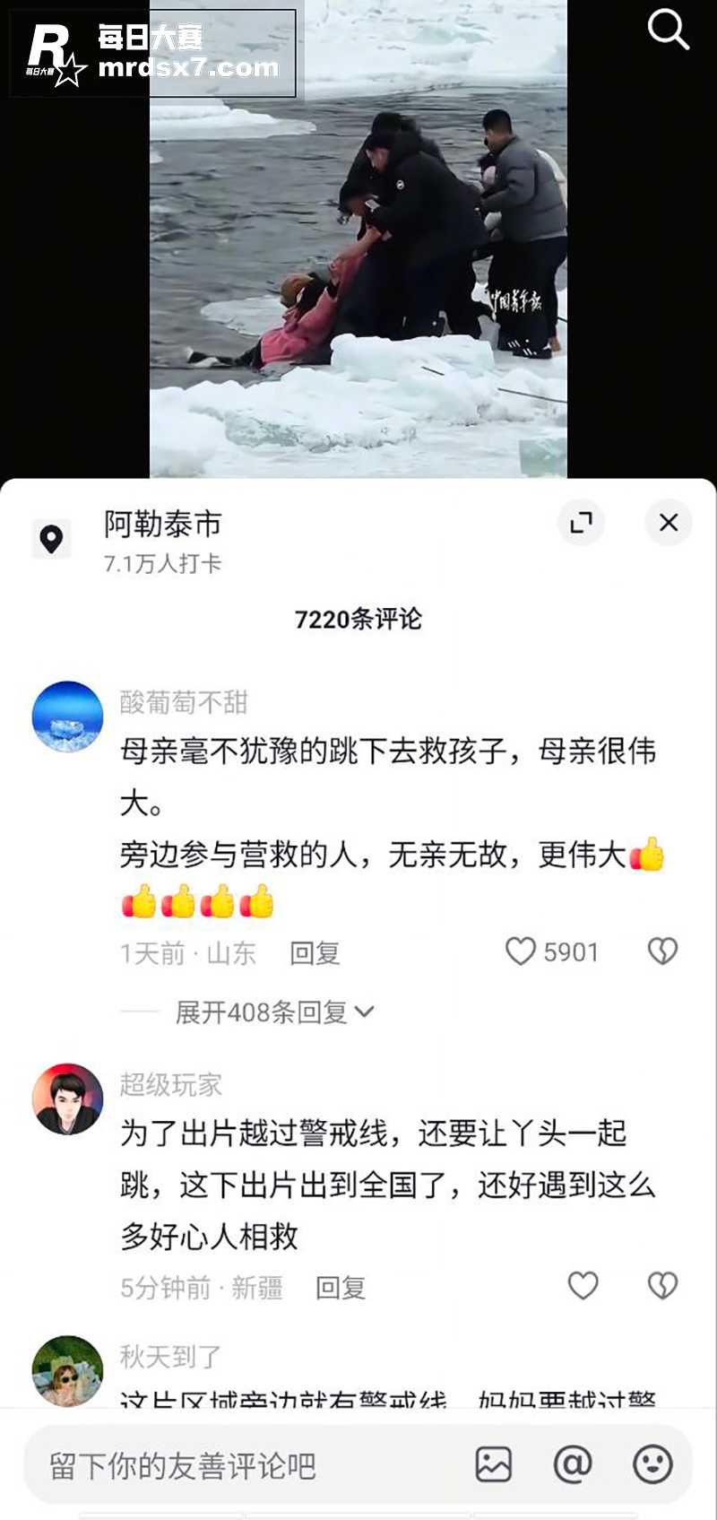 新疆喀纳斯景区一对母相关图片5