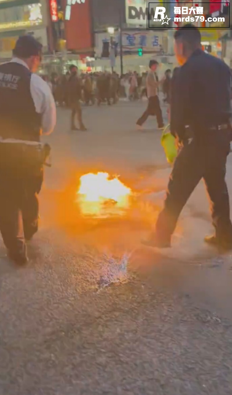 东京涩谷十字路口纵火相关图片8