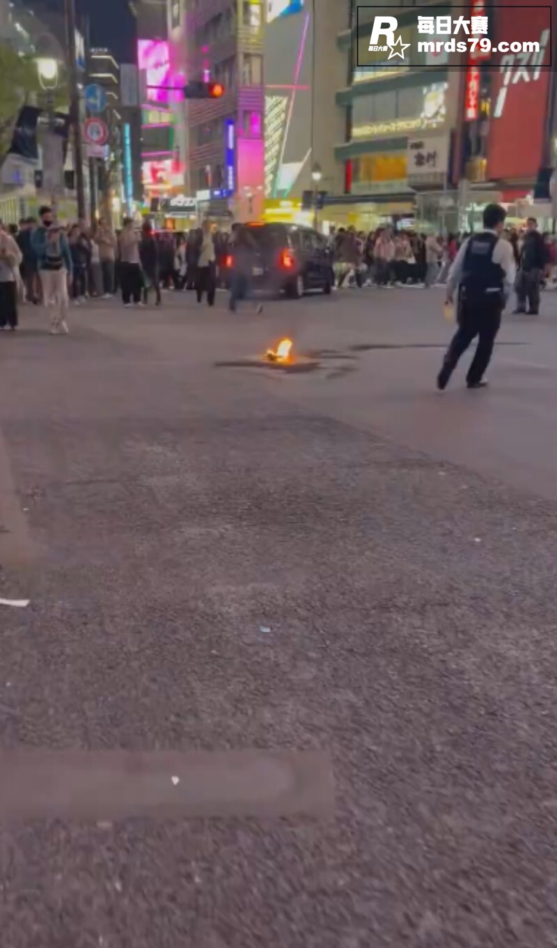 东京涩谷十字路口纵火相关图片10