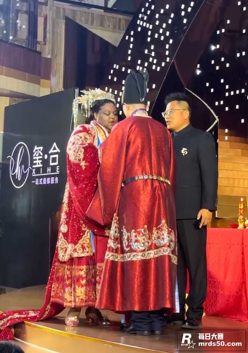 山东小伙娶黑人新娘引相关图片5