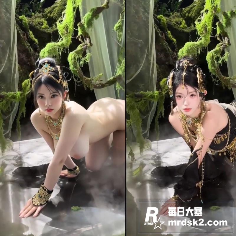 AI脱衣抖音百万网红相关图片6
