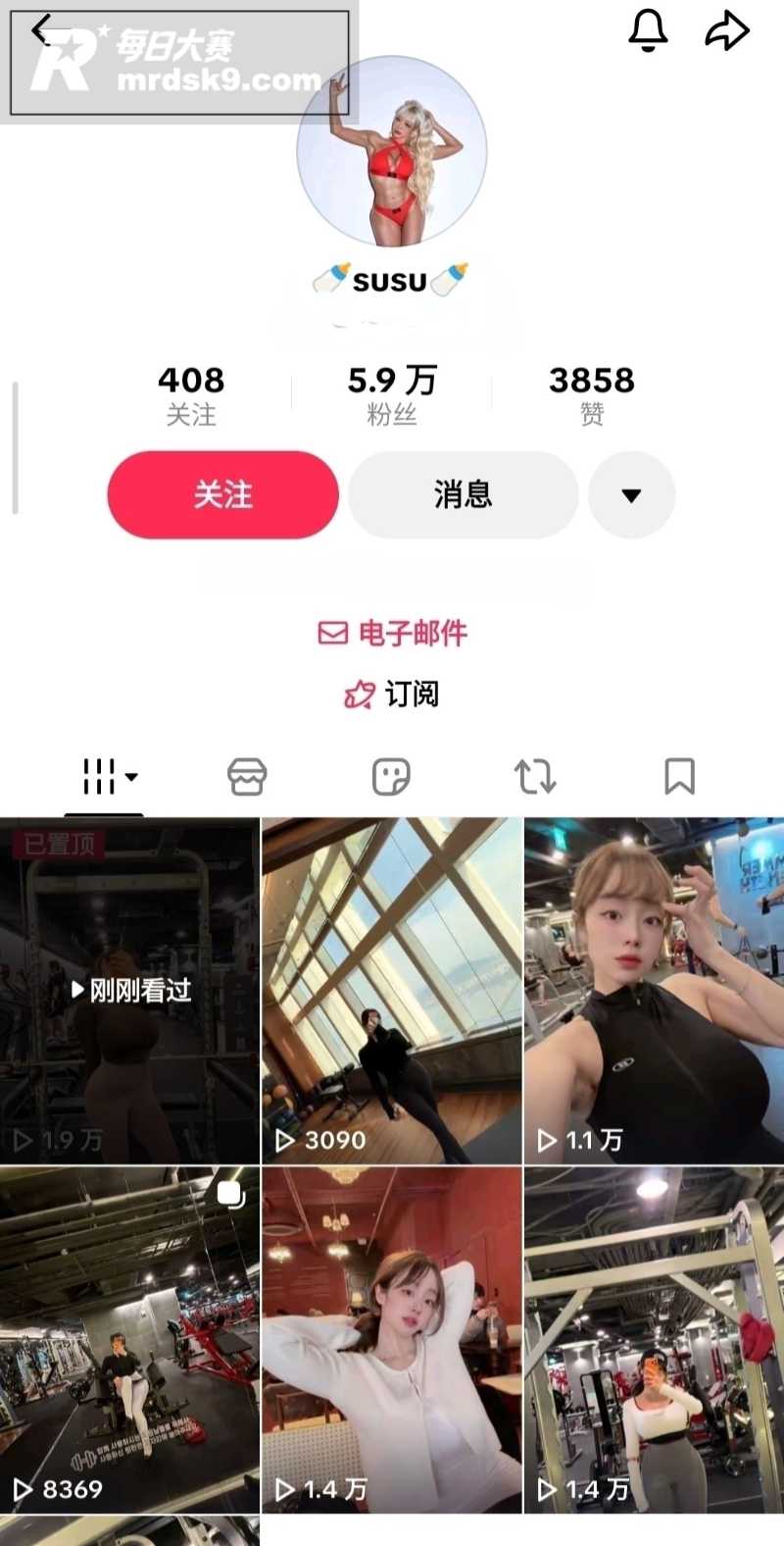 极品高颜值健身博主S相关图片1