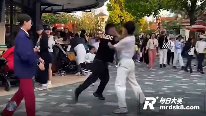 上海迪士尼男子劝烟反相关图片2