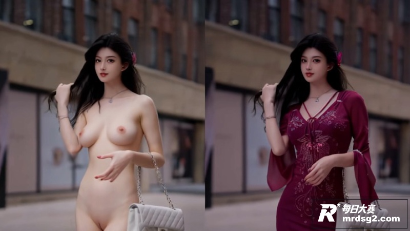 AI脱衣抖音网红美女相关图片6