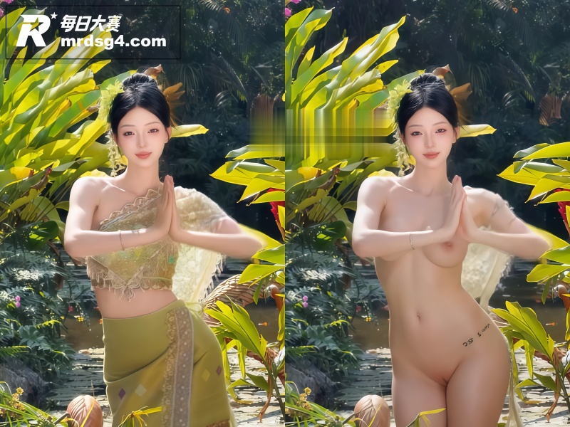 AI脱衣抖音网红 舒相关图片1