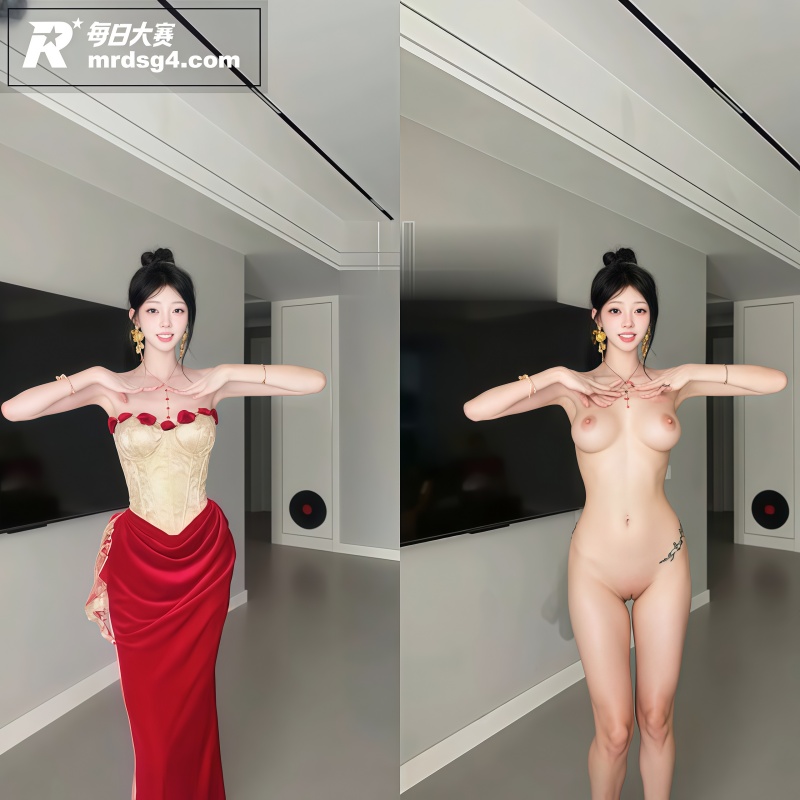 AI脱衣抖音网红 舒相关图片4