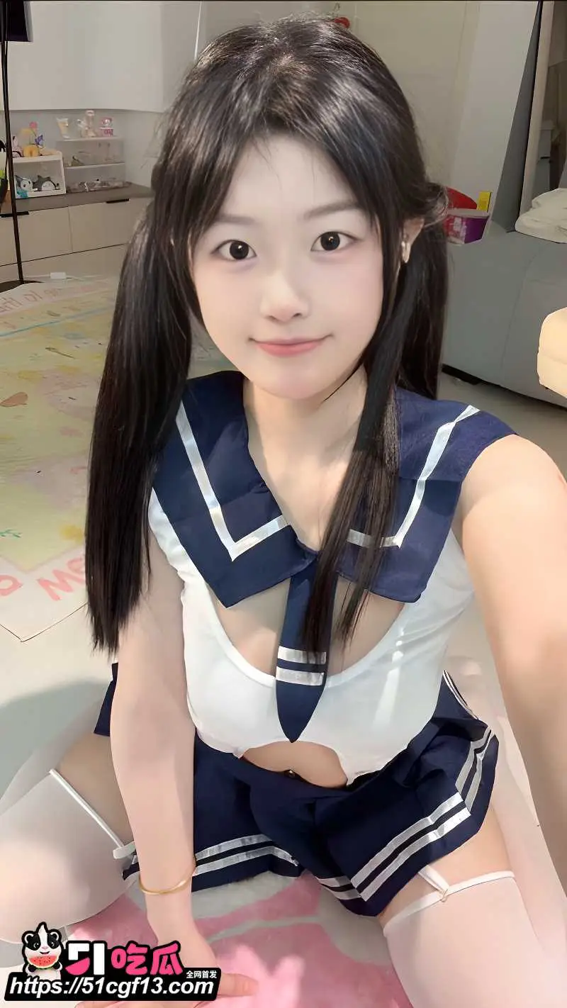 快手网红 亲亲岩 付费视频流出 身着碎花连体白丝跪拍 扭腰顶胯反差感拉满 图6