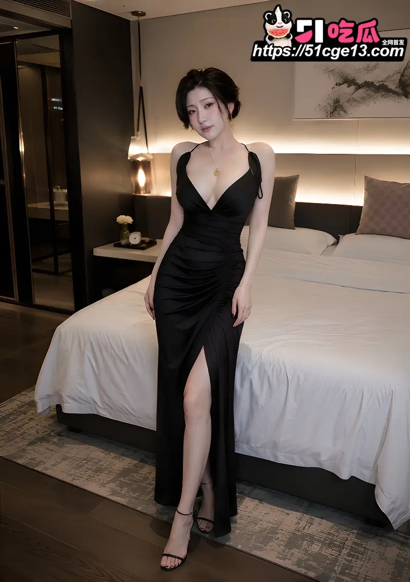 长腿嫩模 星澜 大尺度写真 心形乳贴搭配金属锁链 慵懒媚态放荡撩人 图1