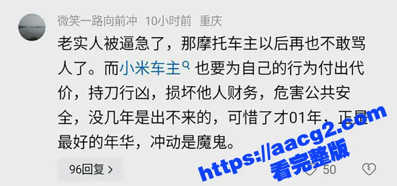 南通小米su7后续!现场多视角拍摄视频及车主反手刀划伤锁喉哥细节曝光 雷总评论区炸锅了 图11