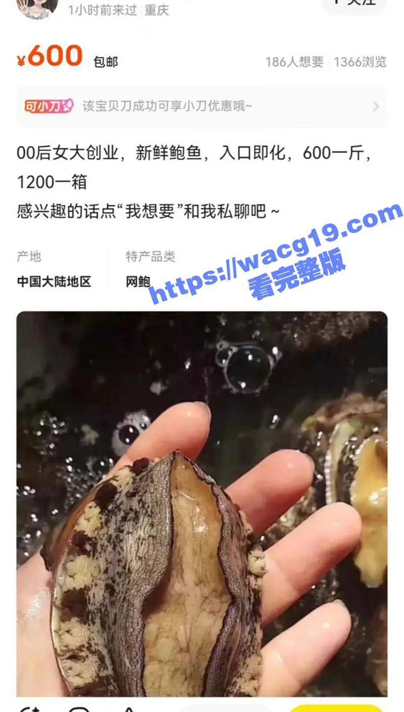 闲鱼又出新暗号!00后女大学生创业卖“鲍鱼”600一斤 卖淫卖出新的高度!闲鱼的暗号总是花样百出啊! 图8
