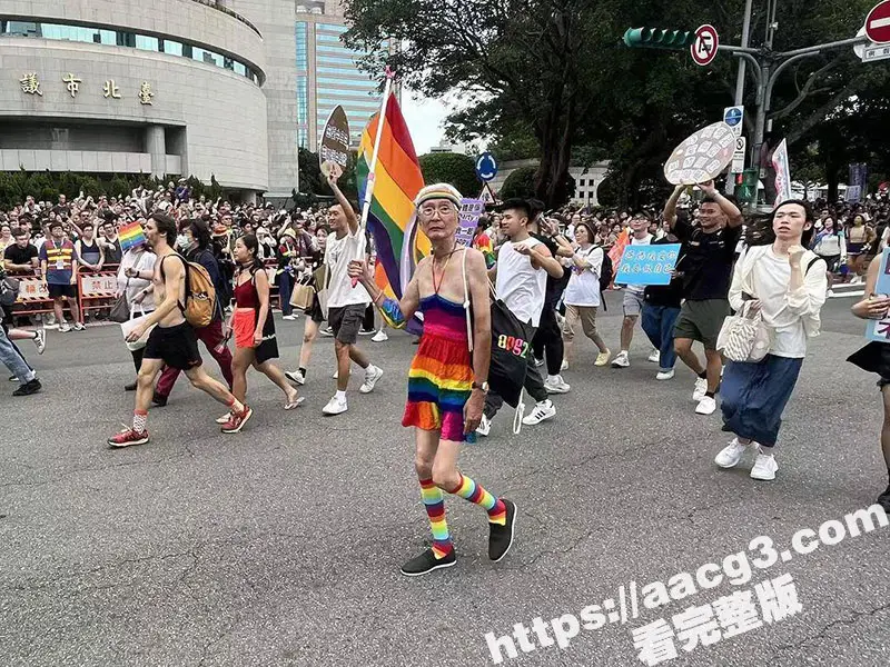 台湾 第22届 同志游行 超过18万人参加 创下自2019年同婚法案通过历史新高! 图5