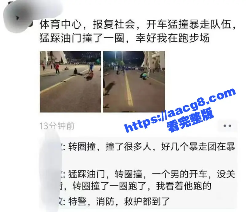 珠海体育中心事件!司机开车冲撞人群 现场接连撞死三四十人 独家实拍视频来了! 图4