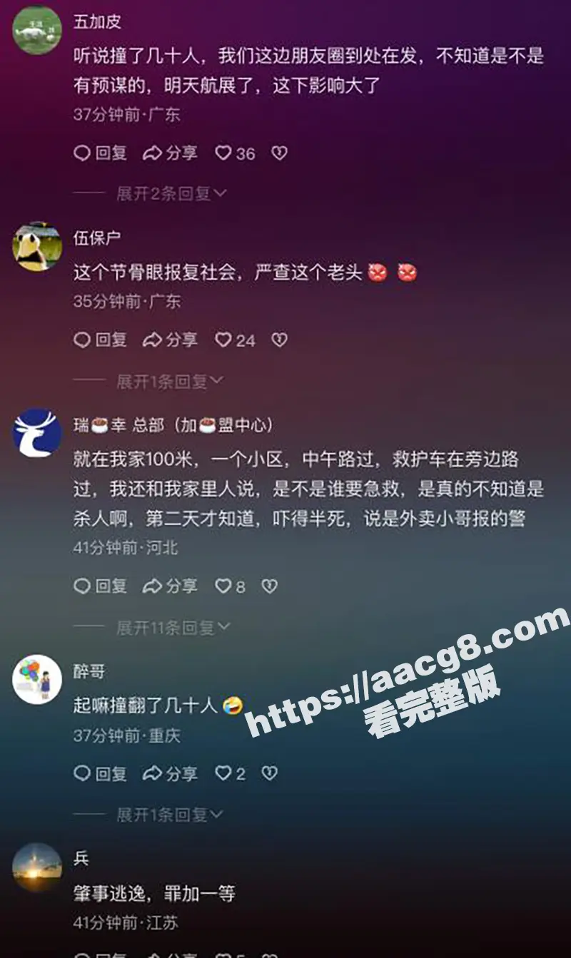珠海体育中心事件!司机开车冲撞人群 现场接连撞死三四十人 独家实拍视频来了! 图7