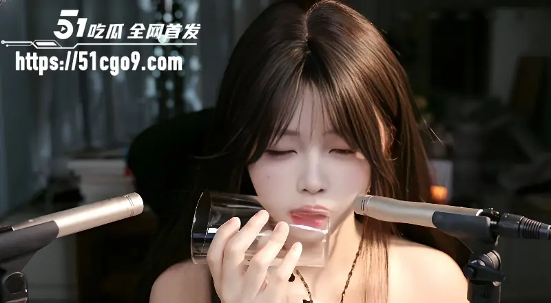 甜美主播 啵啵眠眠 8月最新ASMR福利 粉舌舔玻璃杯酥麻环绕 纯欲声诱极致享受！ 图4