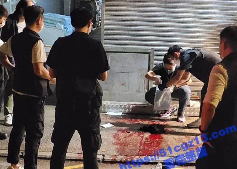 现实版古惑仔 香港元朗两男遭多人伏击围斩 其中一人身中多刀 黑帮之间的火拼现场完整视频流出! 图1