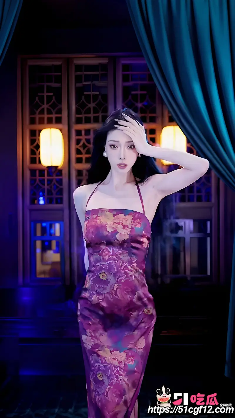 色情歌曲 攻略计划 MV发布 AI御姐身穿紫色旗袍妖艳热舞 令人淫欲沸腾! 图3