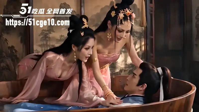 AI成人短剧 捉妖师 13-14集 男主与双女鸳鸯浴 把骑乘位玩出新花样! 图5