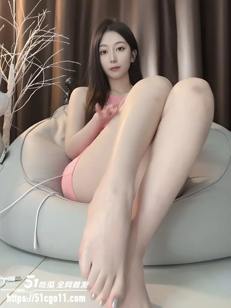 性感女神 来乐 福利私拍 修长美腿交叠诱惑 嫩脚夹棒上下套弄 欲火燃烧! 图1