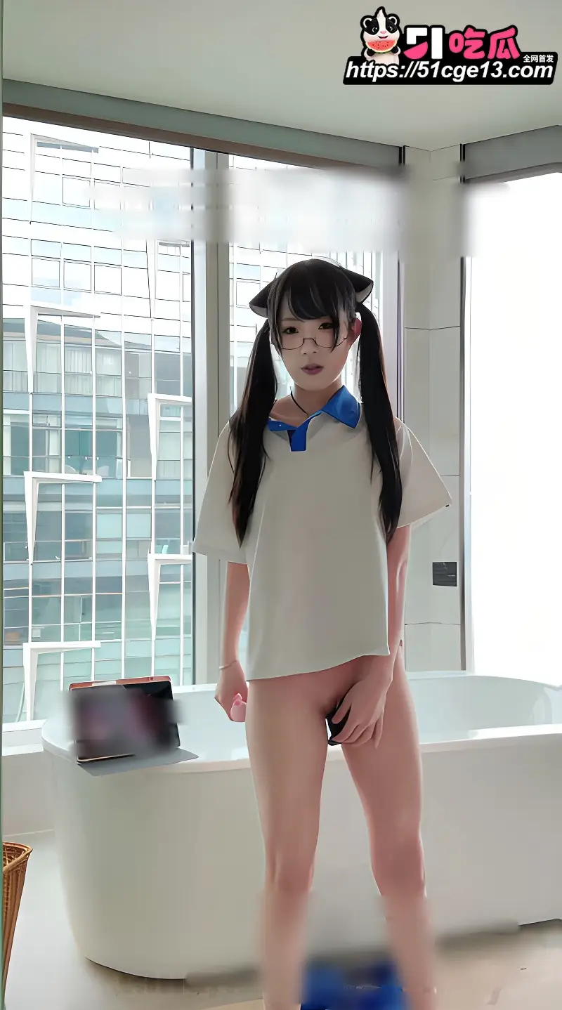 高颜值眼镜妹 猪咪咪 浴室自慰福利 吸吮足交白虎蜜穴吞没假屌 娇喘淫叫简直骚极了 图1