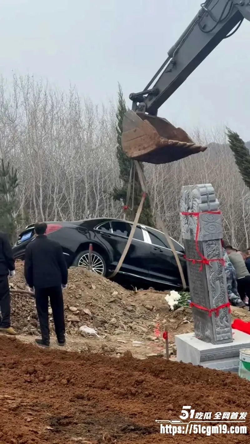 东北一大哥离世竟把百万奔驰S450L直接随葬入土 8888连号豪车被活埋 太壕了! 图2