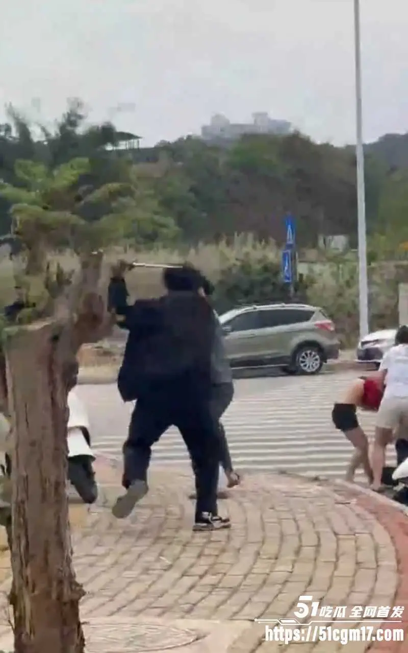 精神小伙打架现场 牛逼哄哄小胖 被阴招辣椒水喷眼 瞬间沦为群殴肉靶 场面一片混乱 图6