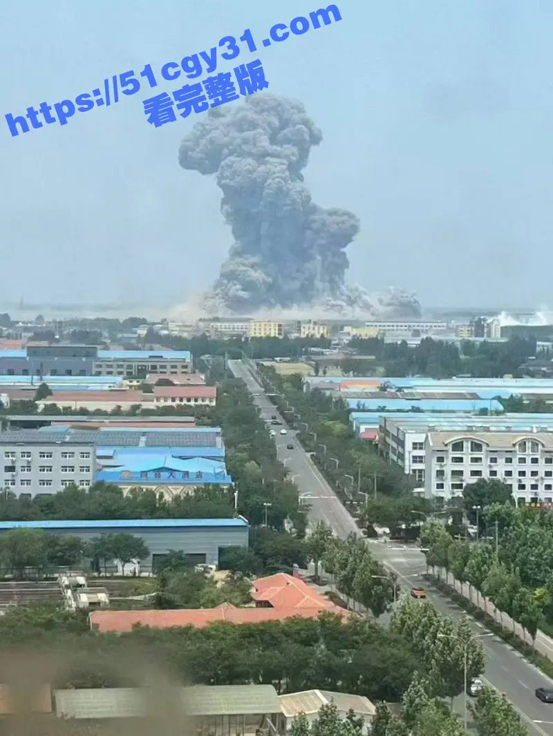 山东高密化工厂爆炸事件 火光冲天浓烟滚滚 现场视频震惊全网！ 图4