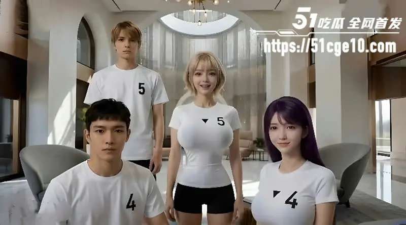 AI成人短剧 夫妻游戏 5对夫妻为百万奖金不断升级尺度 鱿鱼游戏版NTR绿帽高潮全集 图1