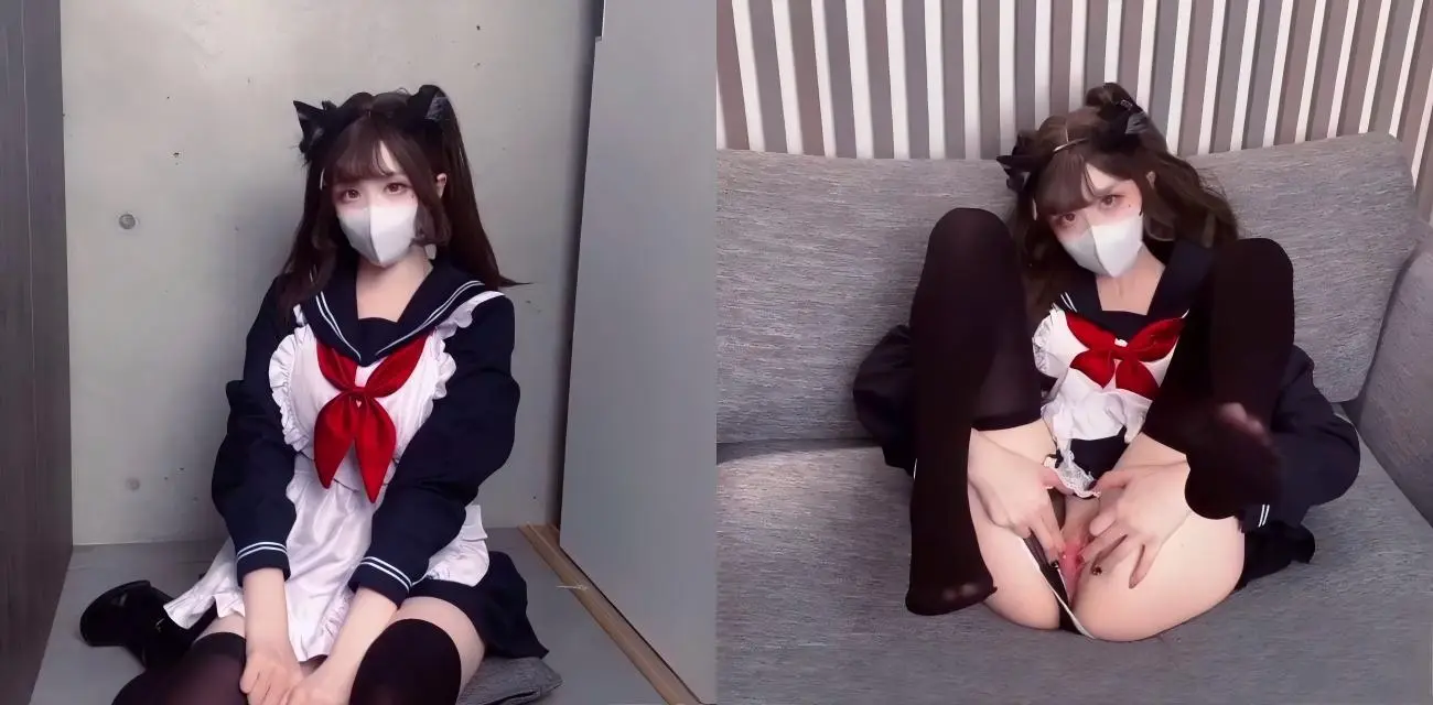 顶流网黄萝莉 鸡教练 COS阮梅 白嫩裸足花式抖屌 被抱臀后入深顶狂干 图10