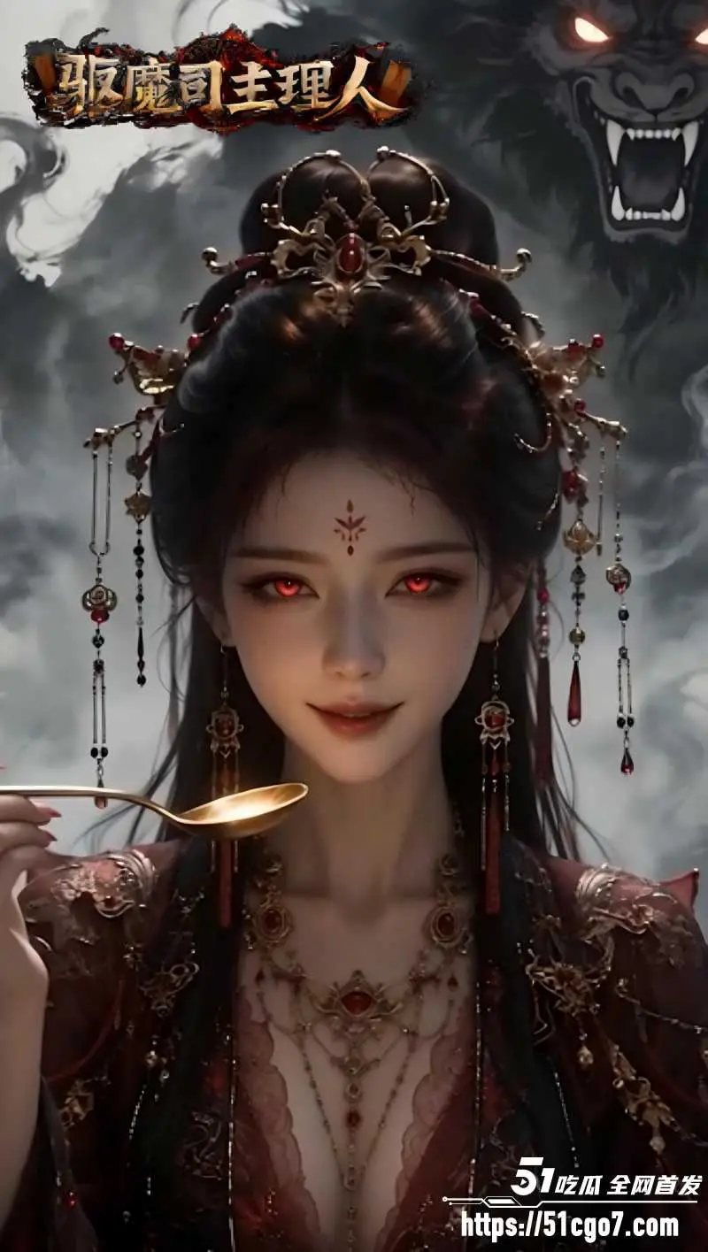 AI爽剧《天庭驱魔司主理人》狐仙九尾宓幻境媚惑 饿鬼饕餮姬贪婪吞欲 7~8集火热更新中 图4