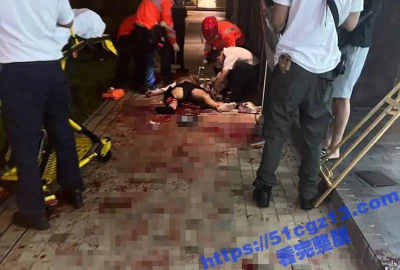 现实版古惑仔 香港元朗两男遭多人伏击围斩 其中一人身中多刀 黑帮之间的火拼现场完整视频流出! 图7