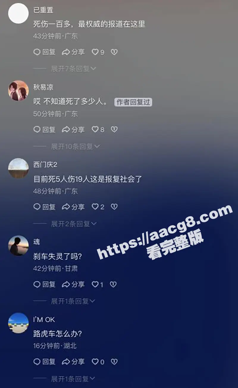 珠海体育中心事件!司机开车冲撞人群 现场接连撞死三四十人 独家实拍视频来了! 图5