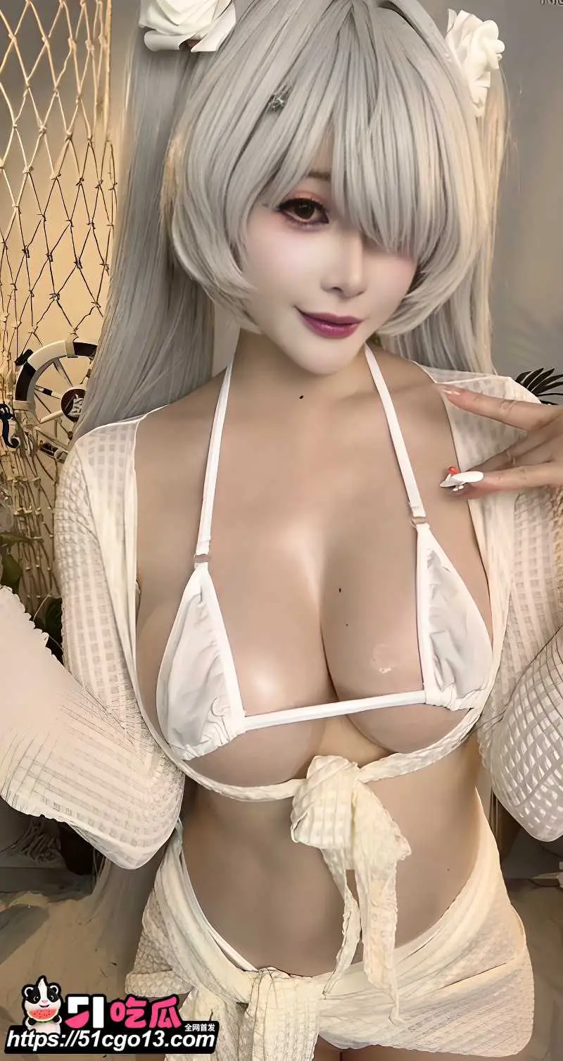 推特巨乳女神 TinyAsa COS泳池装灰姑娘 丰满酮体水晶棒自慰 抖奶甩臀极致诱惑！ 图2