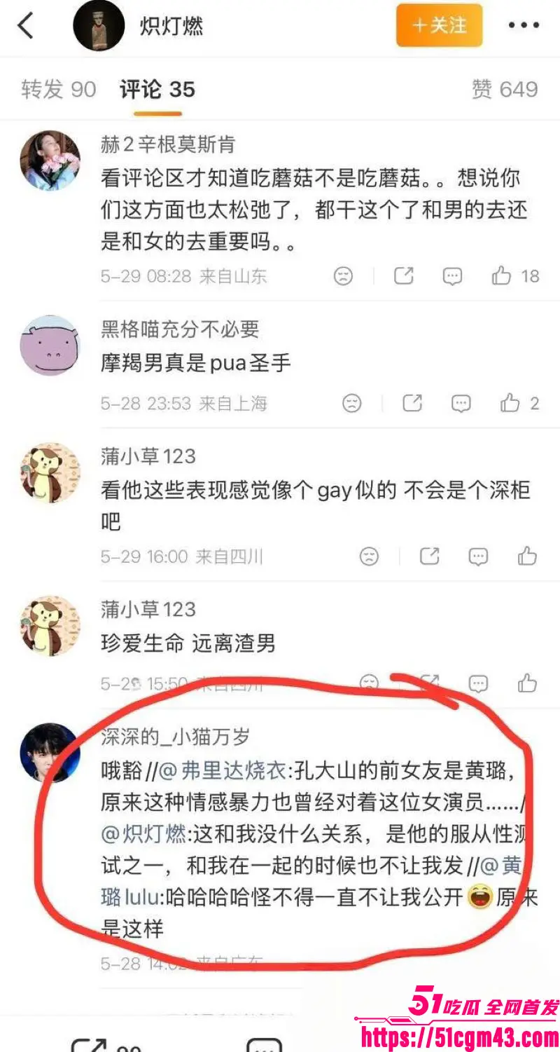 导演孔大山恋爱史彻底翻车 前女友炽灯燃实名爆料5年Pua劈腿 黄璐现身力证！ 图28