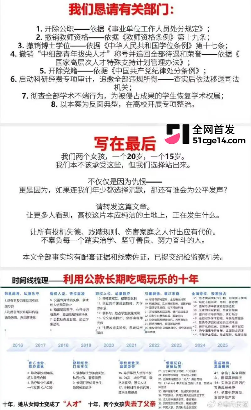 武大化学教授 付磊 被女儿实名举报 弟子曾梦琪涉介入家庭 86页PDF曝光所有细节！ 图14