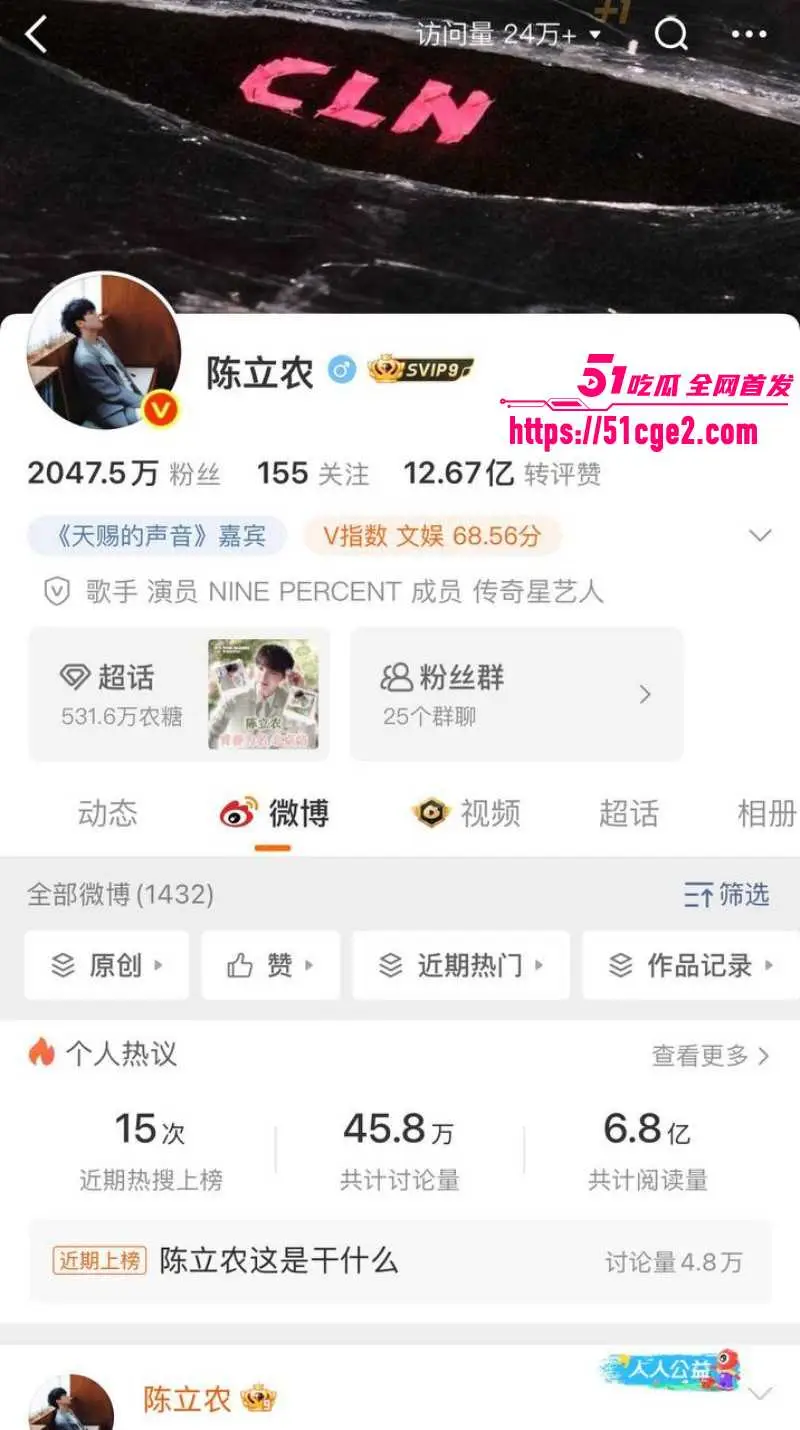 内娱男星 陈立农 片场袭胸张艺凡 俯拍视频引爆热搜 高冷男神竟也如此猥琐好色? 图1