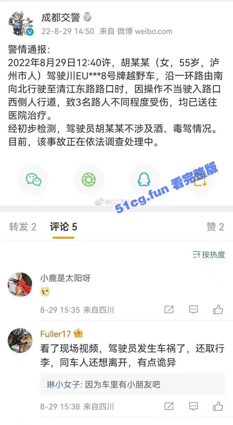 成都温哥华广场撞人事件 图1